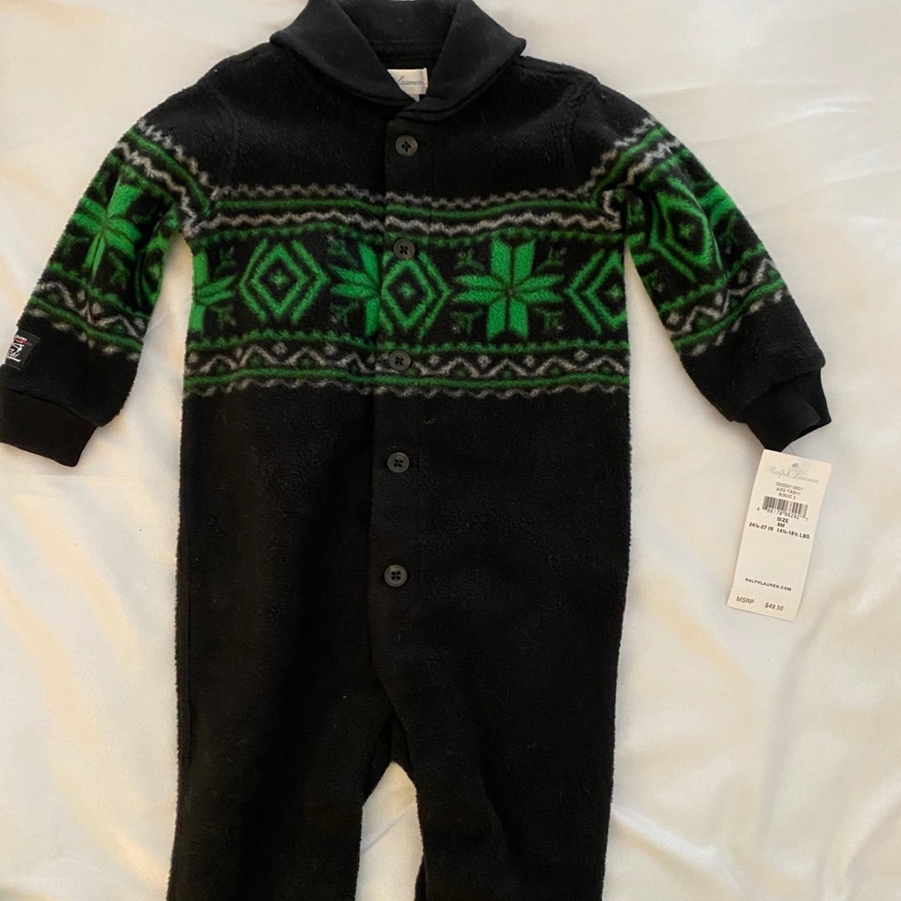 NWT polo sweater onesie